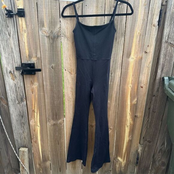 Wilfred Pants - Wilfred Free Women's Black Kick Flare Jumpsuit 2XS Casual